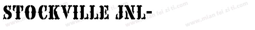 Stockville JNL字体转换
